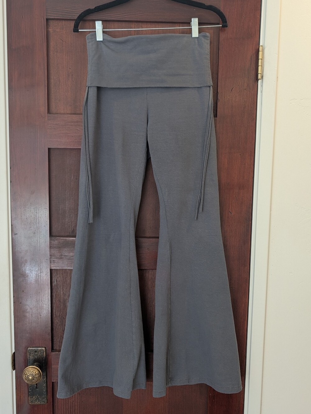 Small Noche Bohemian Folk Prana Bootleg Pants In Hemp Cotton Blend